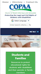 Mobile Screenshot of copaa.org